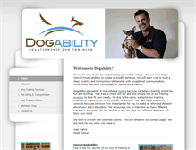 Tablet Screenshot of dogabilitync.com